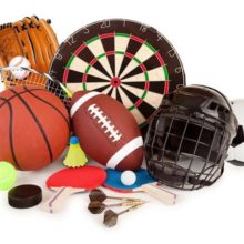 attrezzature per vari sport